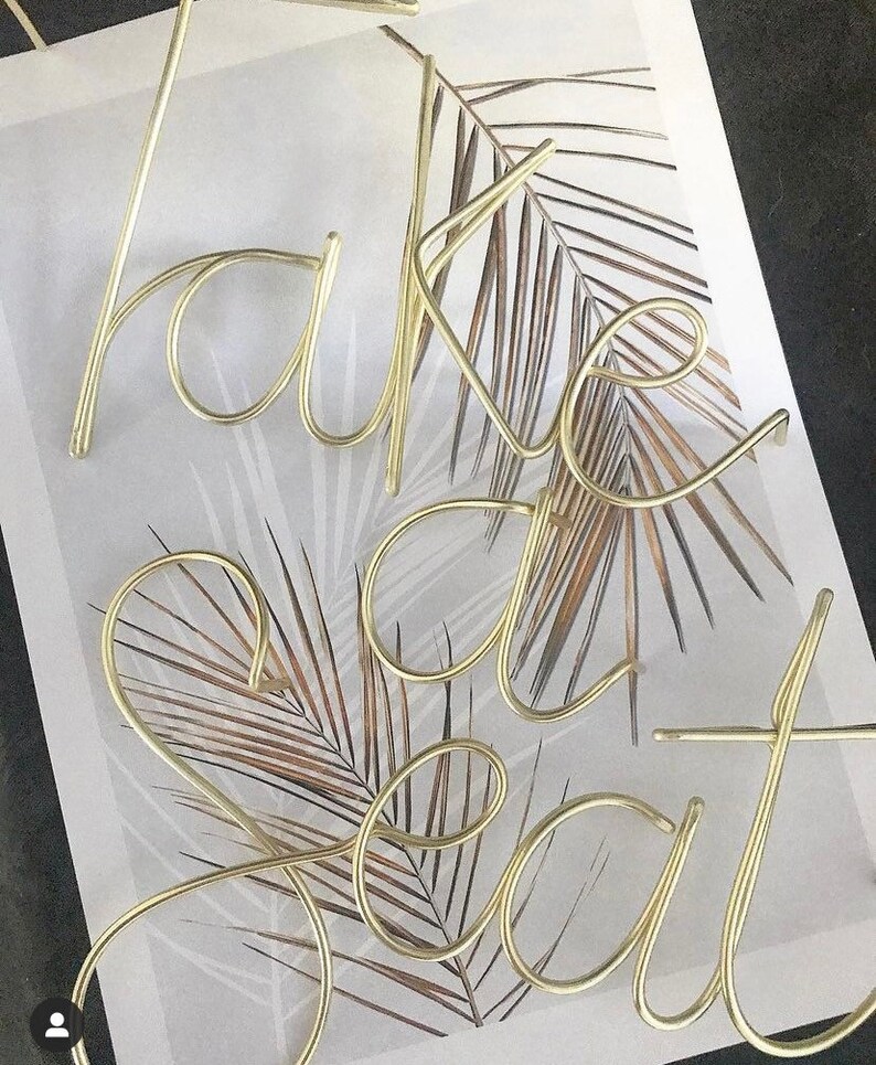 Custom Wire Words // Phrases // Quotes // Words // Custom | Etsy UK