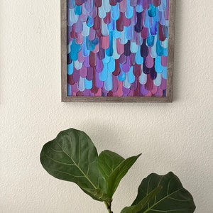Mermaid Rains 12x12 inches