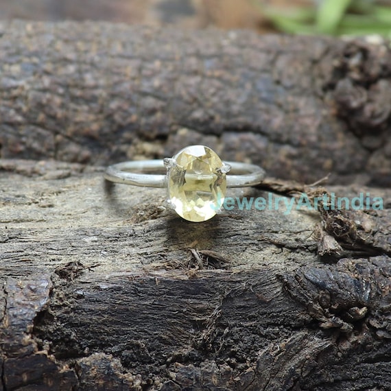 Citrine store ring etsy