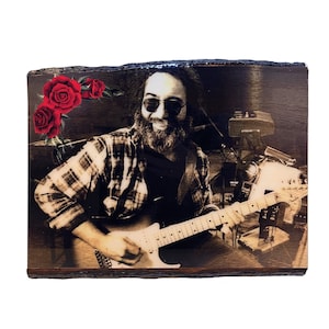 Jerry Garcia All Natural Wood Wall Plaque