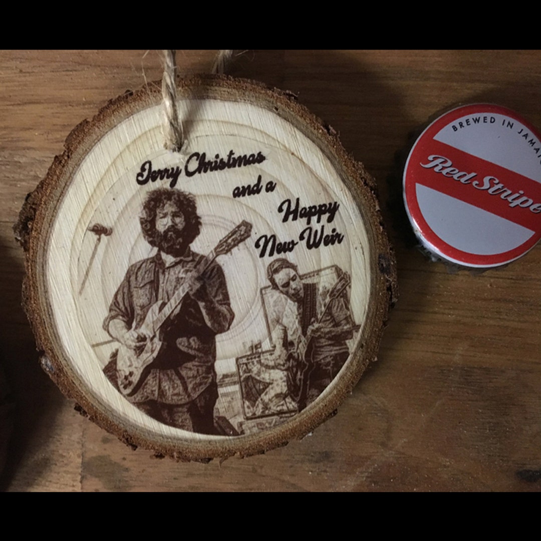Jerry Garcia Christmas Ornament 