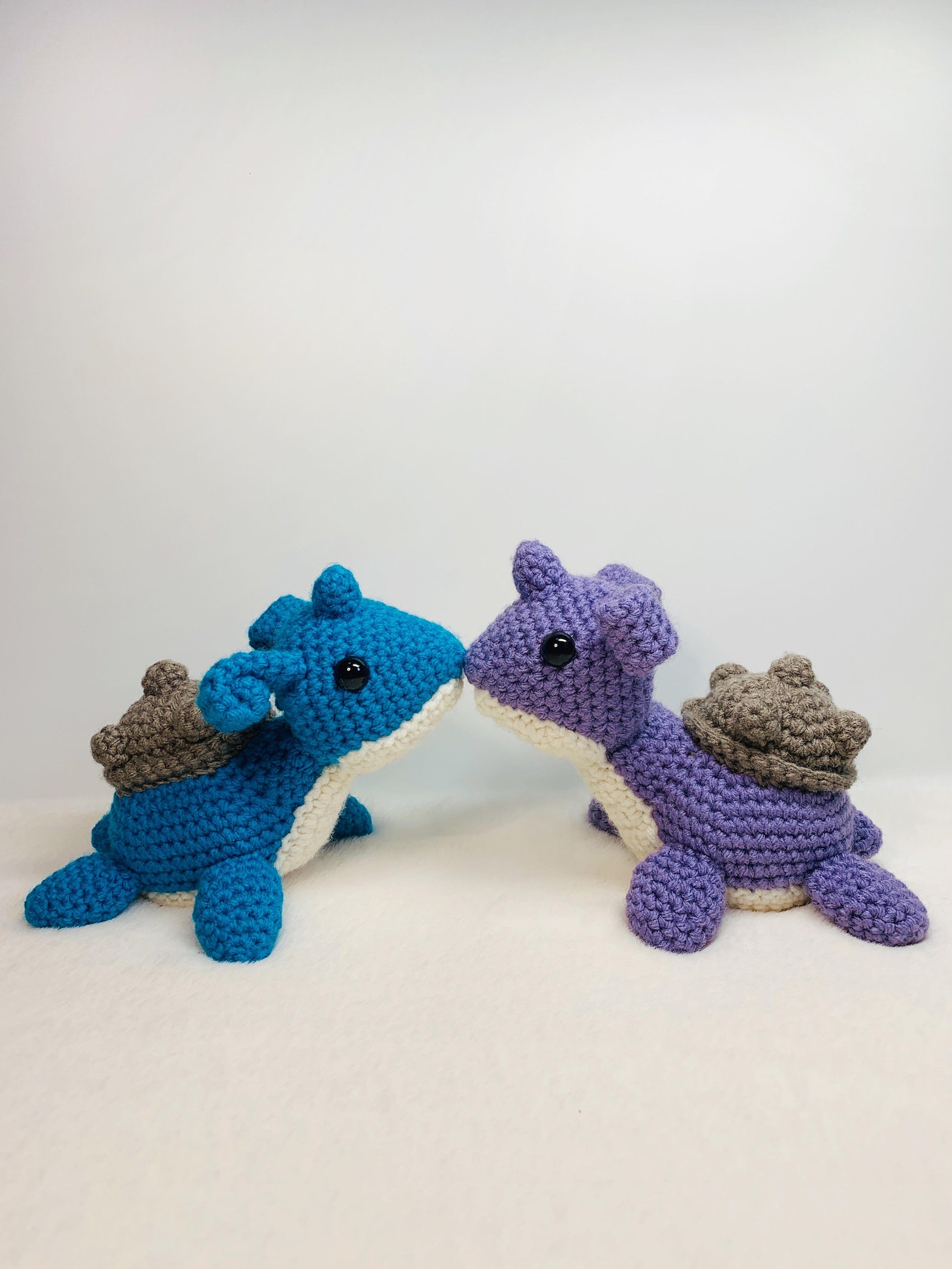 Crochet Lapras amigurumi Water Pokemon From Pokemon Anime Etsy