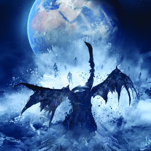Oryx The Taken King Destiny 2 Fan Art For Gamer Poster Print For Wall Decor