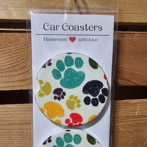 Custom Sandstone Car Coasters, Design & Preview Online