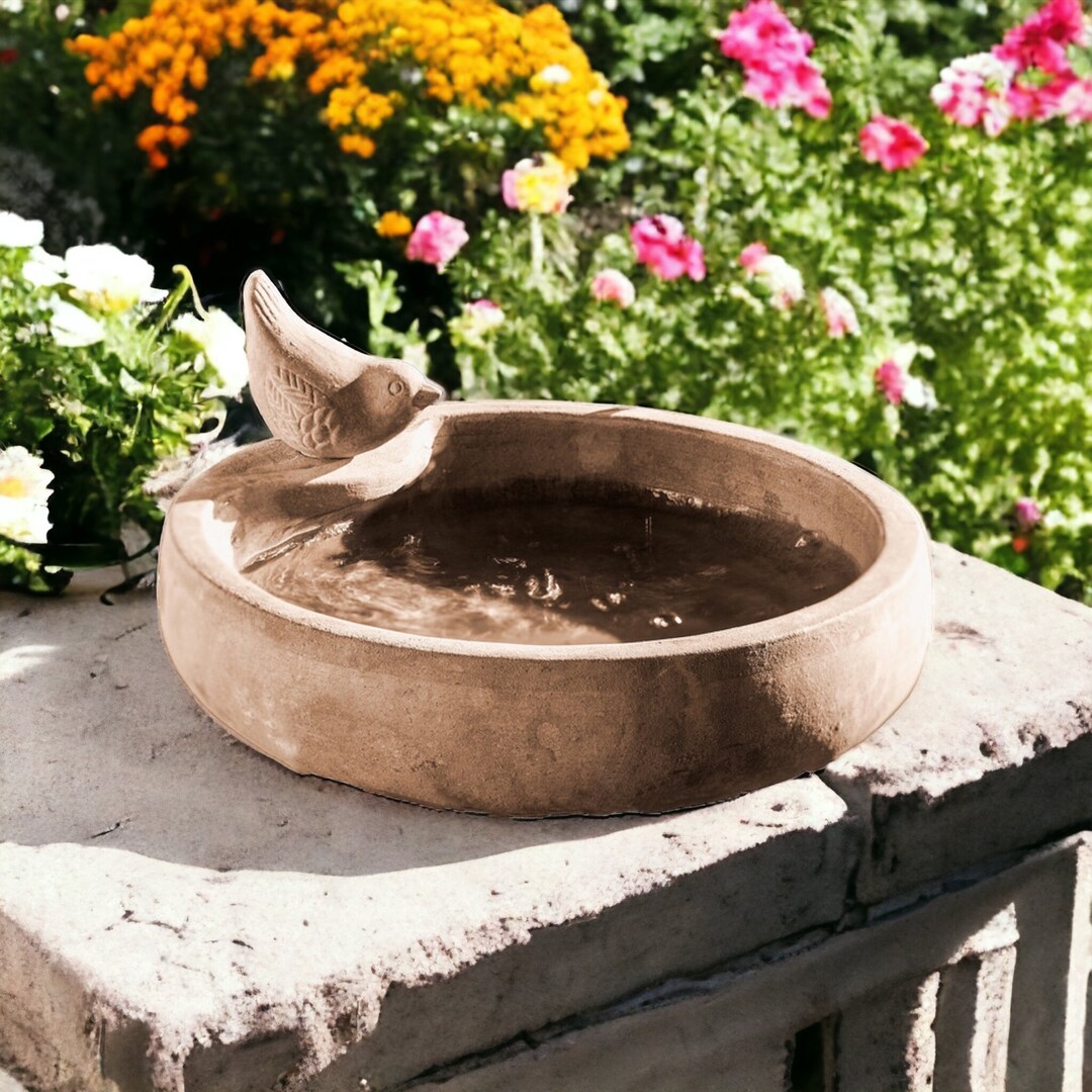 XL Bird Bath Bird Bath Water Point Bird Basin Bird Terracotta - Etsy