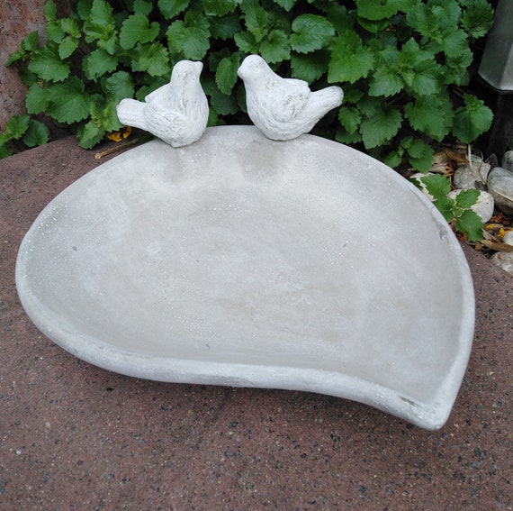 Bird Troughs Bird Bath Water Point Bird Basin Bird Pair Etsy