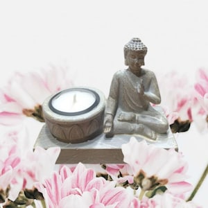 Teelichthalter buddha