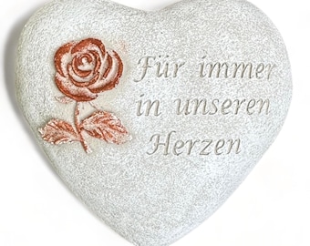 Radami Grabherz Gedenkstein – „Wir Vermissen Euch“, 10x10x4 Cm, Grau, Handarbeit