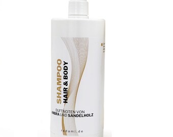 21,99 EUR/l Shampoo Hair and Body Shower Gel Fragrance Amber / Sandalwood 1 L