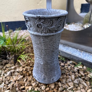 Grave vase vase 3D tendril for grave memorial stone grave decoration grave decoration
