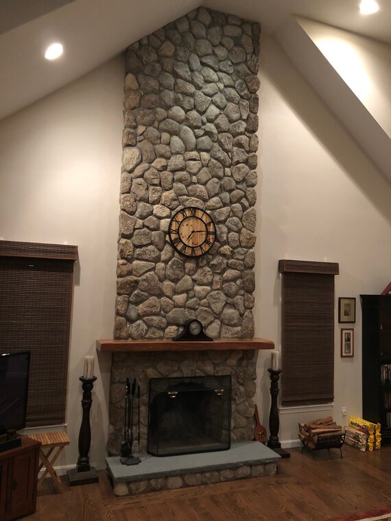 Reclaimed Solid Wood Fireplace Mantels - Etsy Norway