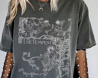 The Tempest, Shakespeare Shirt, Book Lover Gift, Literary Gift, Shakespeare Gift, Dark Academia, Light Academia, Shakespeare Play T-Shirt