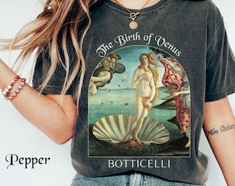 Botticelli Shirt, Birth of Venus Shirt, Venus Shirt, Italian Renaissance, Artsy Shirt, Art History Tee, Classical Art Shirt, Aesthetic Shirt
