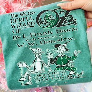 Wizard of Oz Shirt, Wonderful Wizard of Oz Shirt Wizard of Oz Gift Literary Shirt Literary Gift Literature Shirt Bookish Shirt L Frank Baum