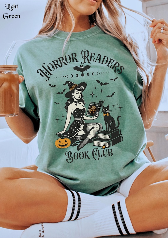 Horror Readers Book Club Shirt, Horror Readers Shirt, Halloween Book Club Shirt, Halloween Book Shirt, Horror Books Tee, Horror Book Lover