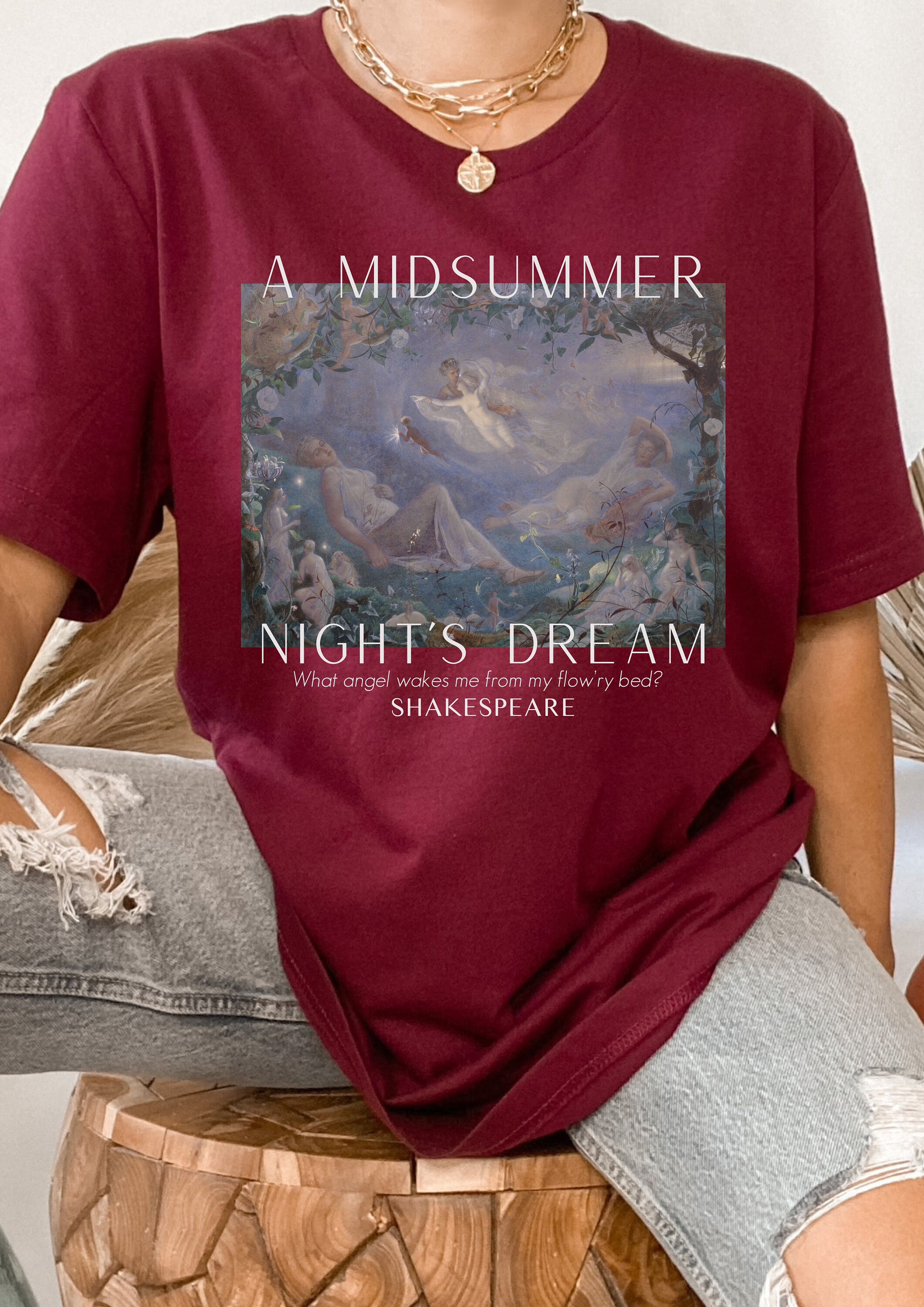 A Midsummer Night's Dream Shirt, Shakespeare Shirt, Dark Academia Shirt ...