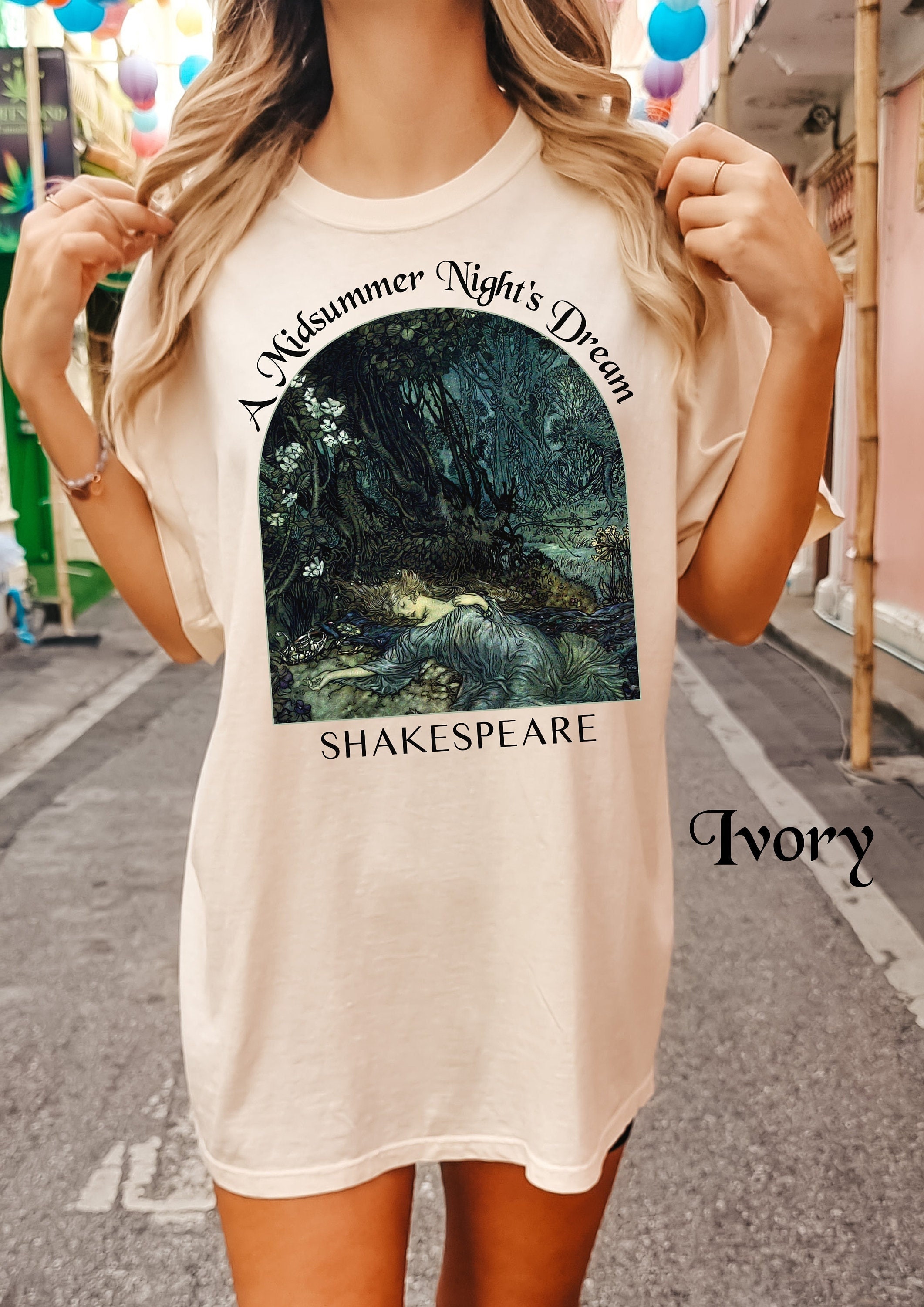 A Midsummer Night's Dream Shirt, Shakespeare Shirt, Dark Academia Shirt ...