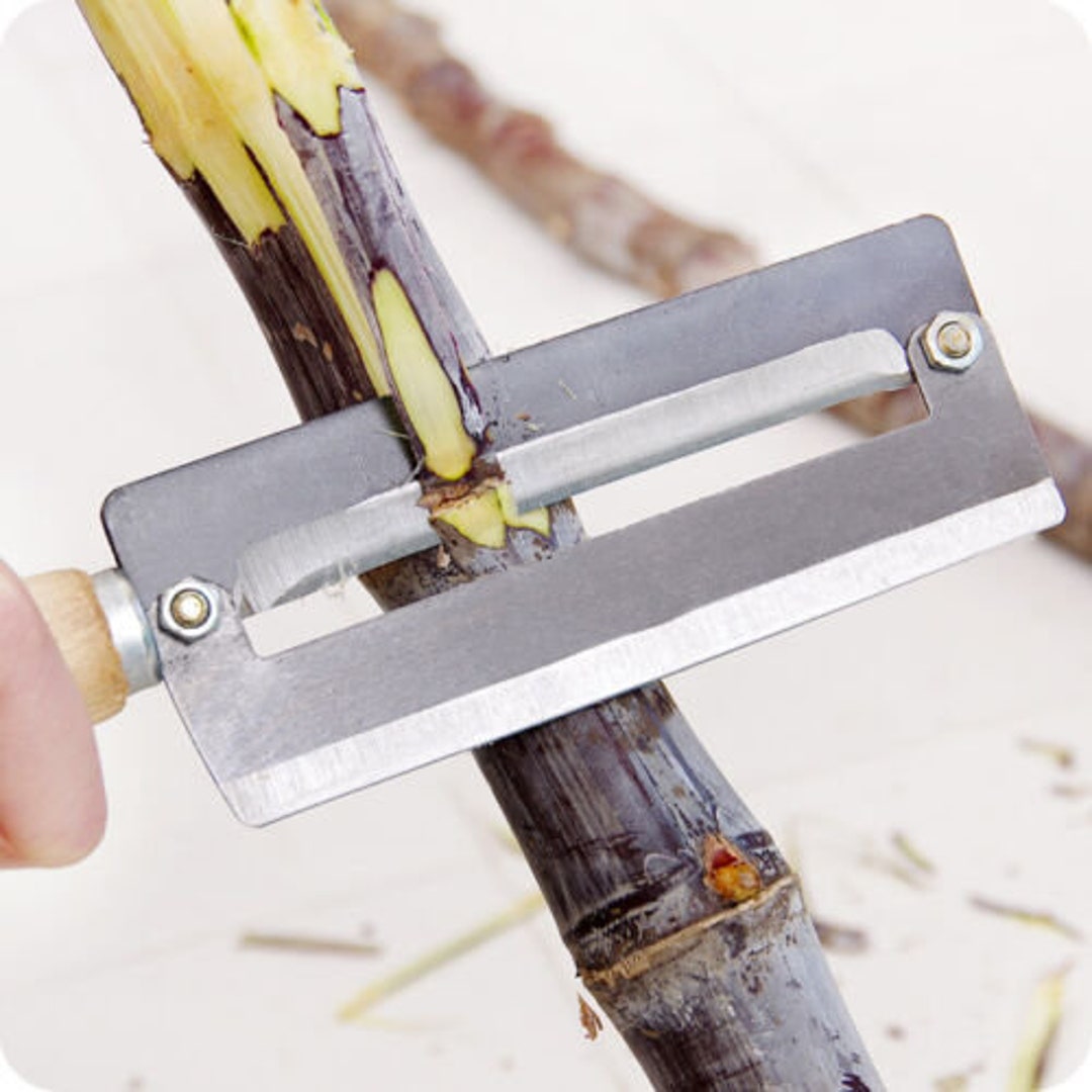 Sugarcane Peeler Knife Double Function, Sharp, Fast, and Easy Peel Pro Etsy