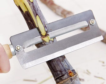 Cuchillo pelador de caña de azúcar: ¡Doble función, afilado, rápido y fácil! Peel Pro