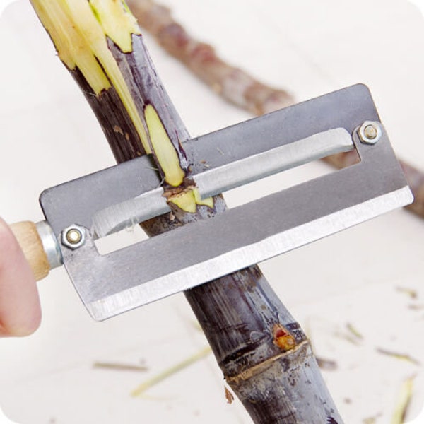 Sugarcane Peeler Knife - Double Function, Sharp, Fast, and Easy ! Peel Pro