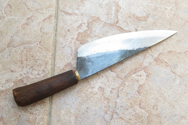 Crude - Premium 8 Inch Asian Carbon Steel Boning Chef Kitchen Knife, Sharp, bild 2