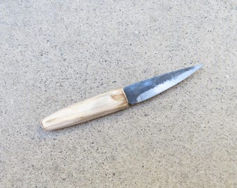 Crude - 3 Inch Asian Paring Knife - Carbon Steel - Thin, Light, SHARP !