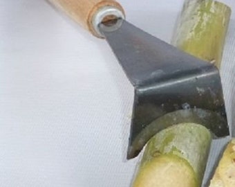 Sugarcane Skin Peeler Scraper Knife, Handheld, Easy and Portable, Fast Clean !