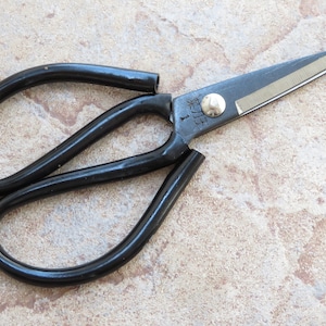 Crude - Large 3 Inch Asian Carbon Steel Kitchen Shears Scissors, Fish & Poultry