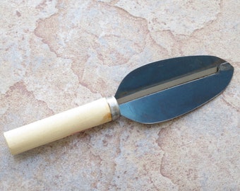 Crude - Asian Peeler Knife - Super Sharp Carbon Steel - Vegetable , Handmade, Medium
