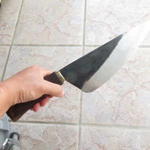 Crude - Premium 8 Inch Asian Carbon Steel Boning Chef Kitchen Knife, Sharp, bild 3