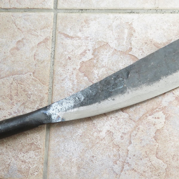 Crude - 10 Inch Steel Handle Outdoor Machete , Sharp !