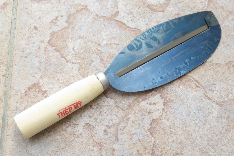 Crude Asian Peeler Knife Super Sharp Carbon Steel Etsy