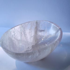 Rose quartz crystal bowl pink rose quartz crystal bowl home decor