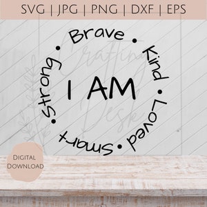 Kinder Affirmation SVG, Kinder Shirt svg, Shirt SVG, Positivität druckbar, Kinder Schnittdateien, Kinder Zimmerdekor, Baby Zimmerdekor