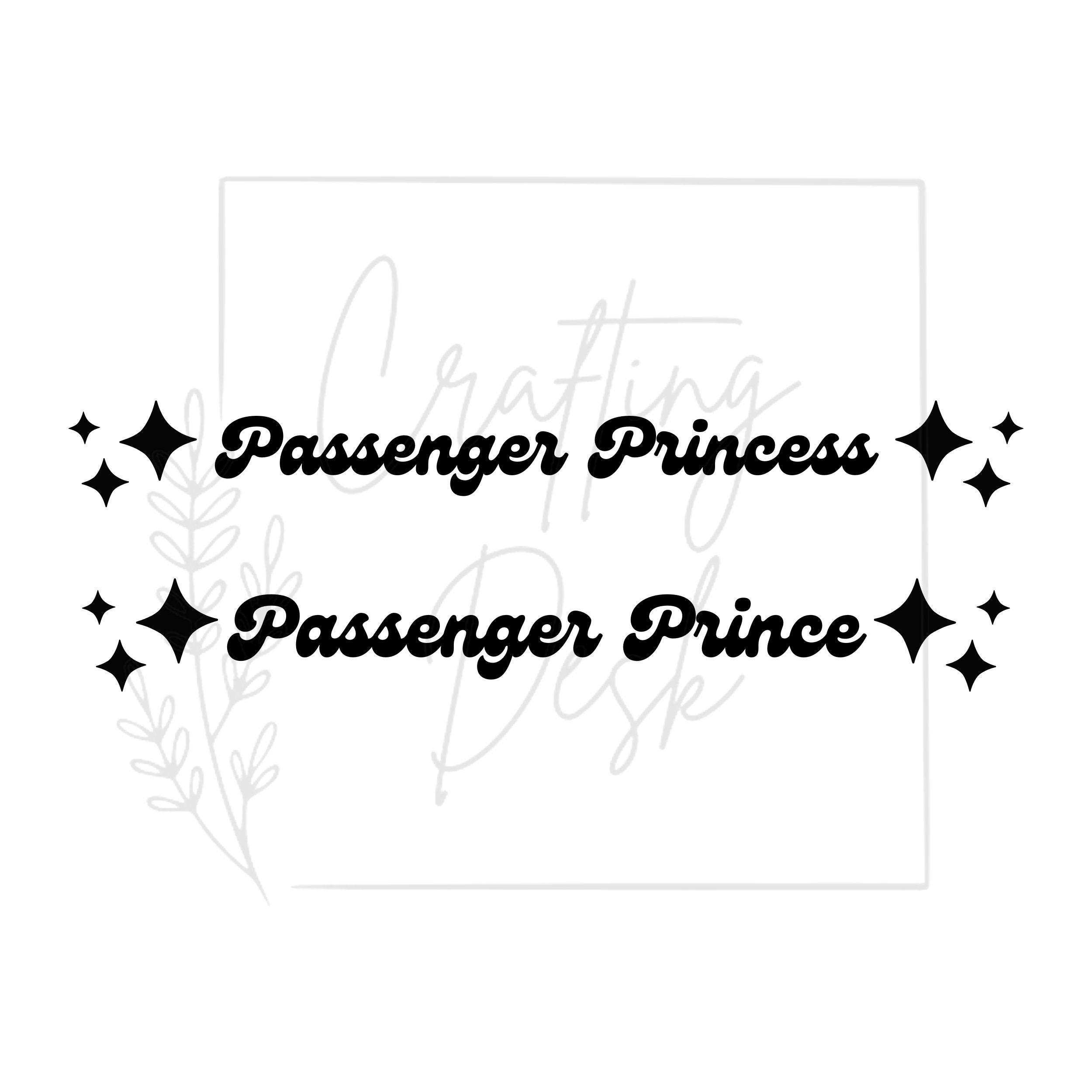 Passagier-Prinzessinnen-Stern-Auto-Spiegel-Aufkleber, Aufkleber, Rückspiegel,  Auto-Zubehör, Aufkleber, Dekoration, Vinyl : : Auto & Motorrad
