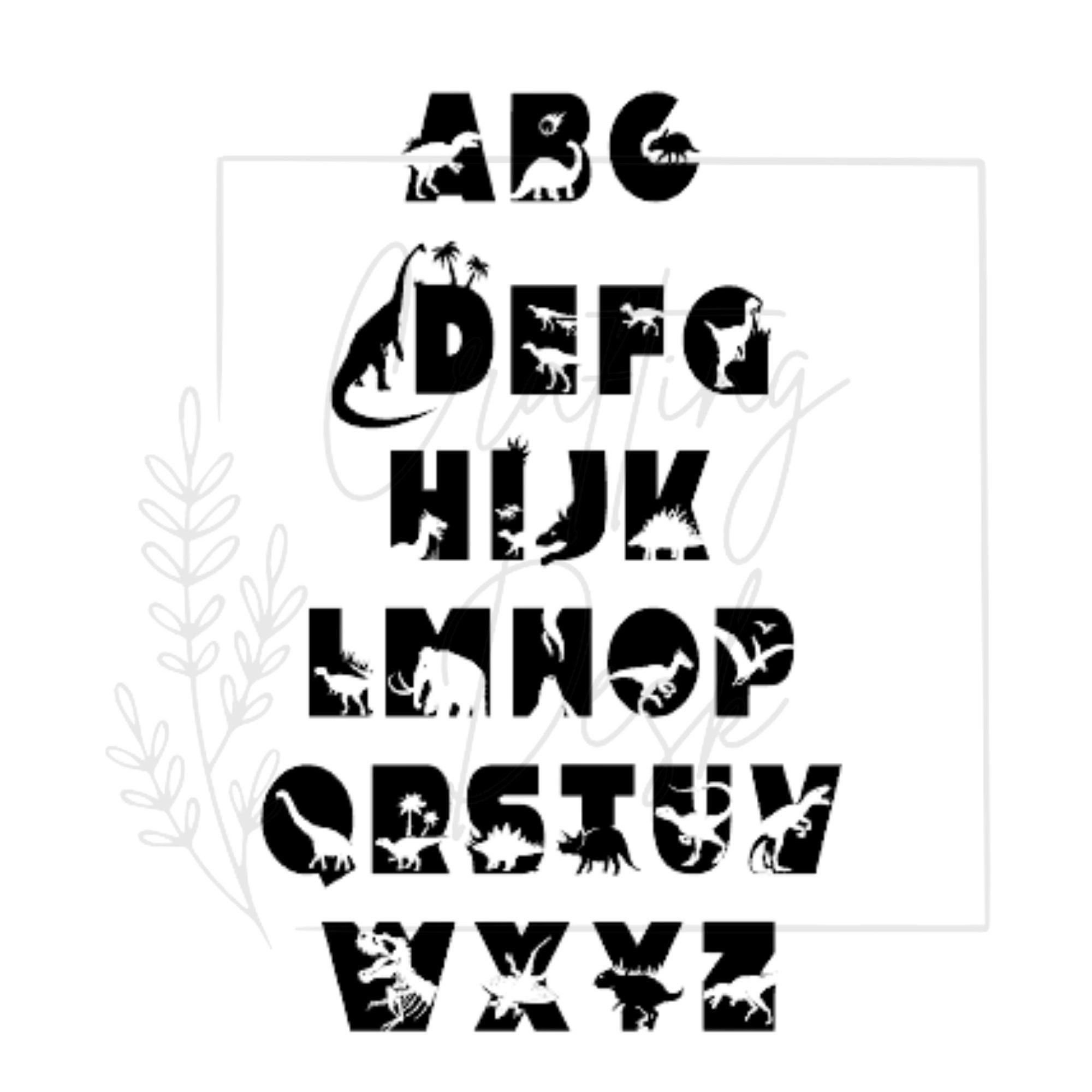 Dinosaur Vinyl Decal Name Decal for Kids Dinosaur Wall Etsy