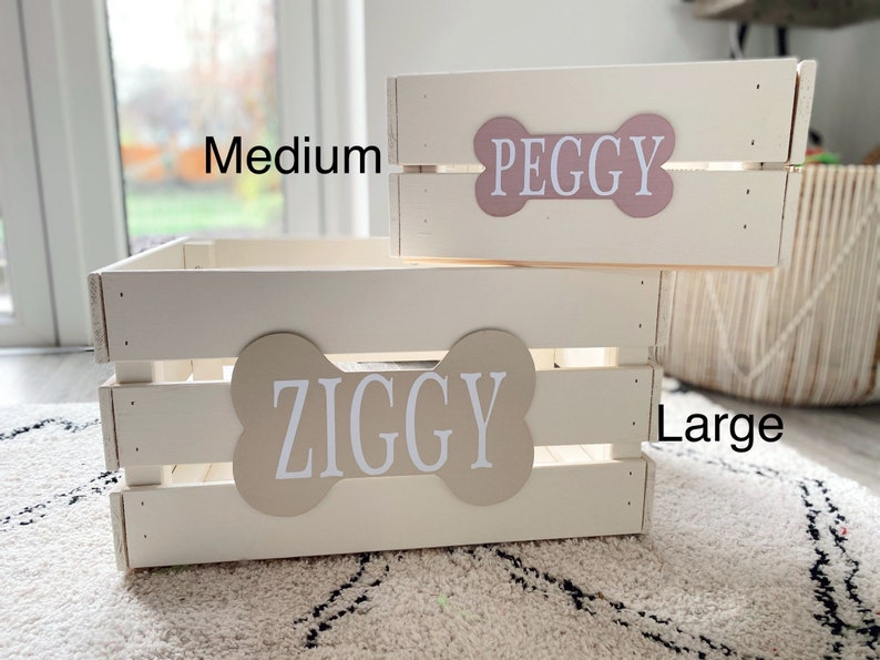 Personalised Dog Toy Box Storage Box Wooden Crate Pet Box Etsy UK