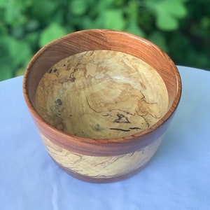 Rimmed Spalted Maple Bowl