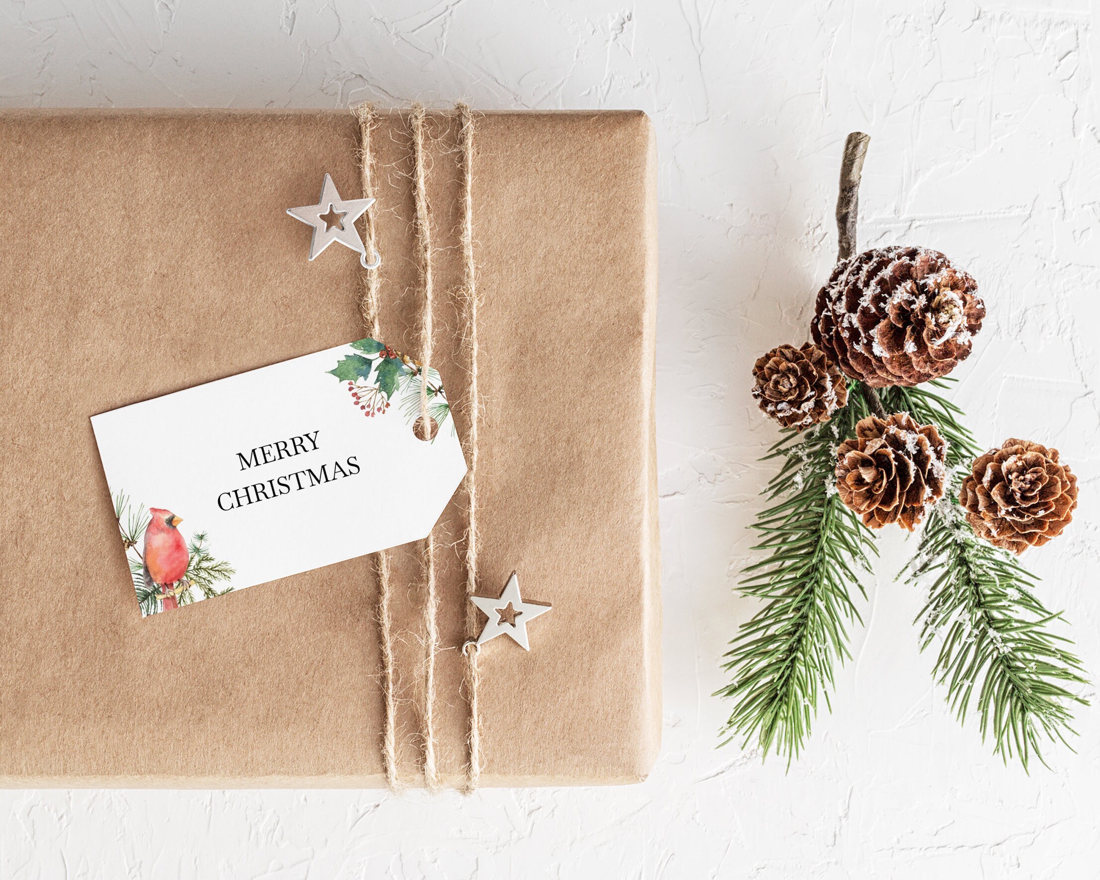 Printable Christmas Gift Tags Xmas Gift Label Template Print - Etsy