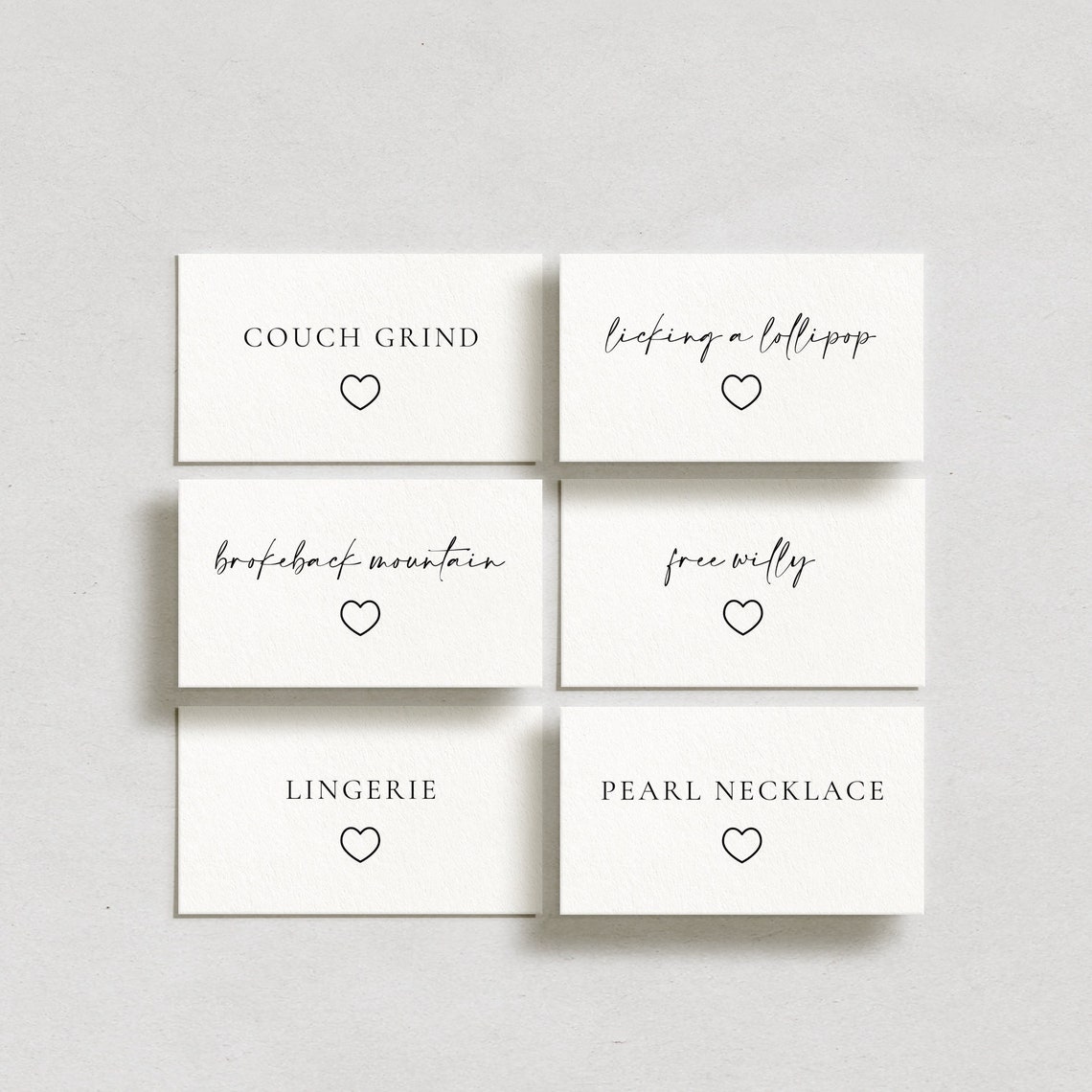 Adults Only Dirty Charades, 100 Printable Bachelorette Party Charade ...