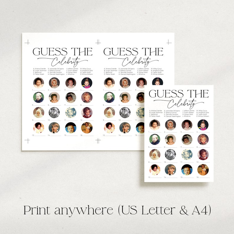 Print anywhere on US letter and european A4 size paper