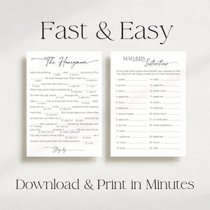Fast and easy, download and print in minutes