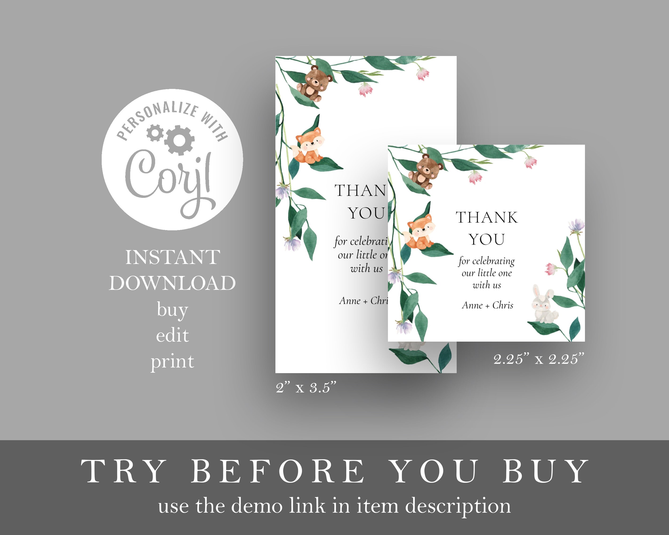 Printable Baby Shower Invitation Kit Editable Baby Shower - Etsy