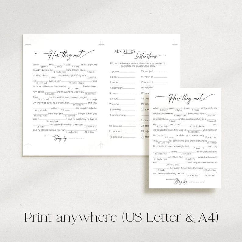 Print anywhere on US letter size paper or european A4 size paper