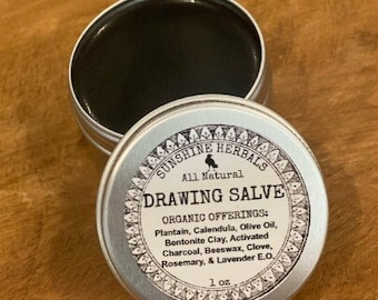 Black Drawing Salve | All Natural First Aid | Old Fashioned