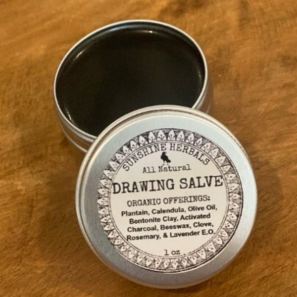 Black Drawing Salve | All Natural First Aid | Old Fashioned
