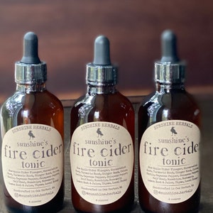 All Natural Fire Cider Tonic: Organic Herbal Remedy