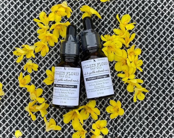 Garlic and Mullein Ear Oil, Mullein Oil, Garlic Ear Oil, Dog Ear Oil Etsy