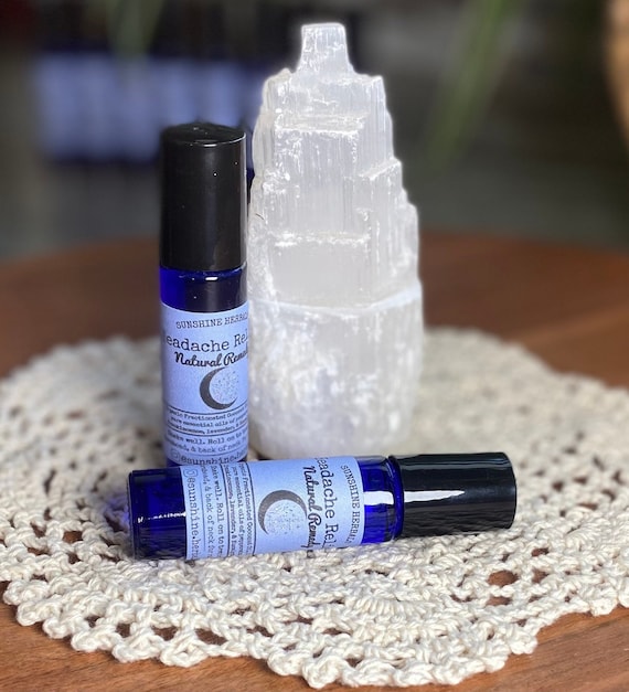 Organic Headache Relief Rollerball: Peppermint, Lavender & Eucalyptus