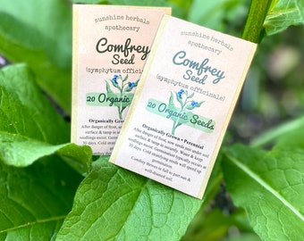 Organic True Comfrey Seeds | medicinal |Non GMO | Symphytum Officinale